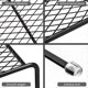 thumbnail image 3 of Pack Kitchen Cupboard Storage Shelves - For Kitchen Cabinets, Countertops, Pantry, Food and Utensils (Black), 3 of 4