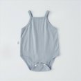 thumbnail image 2 of Baby Onesies Boy Boys Girls Sleeveless Solid Romper Jumpsuit Newborn Summer Bodysuits Clothes, 2 of 4