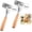 2PCS, variant on Adjustable Thickness Vegetable Slicer & Peeler, Stainless Steel Peelers with Wooden Handle, Multifunctional Vegetable Peeler for Potato, Pumpkin, Papaya, Carrot, Essential Peelers for Kitchen (3PCS)