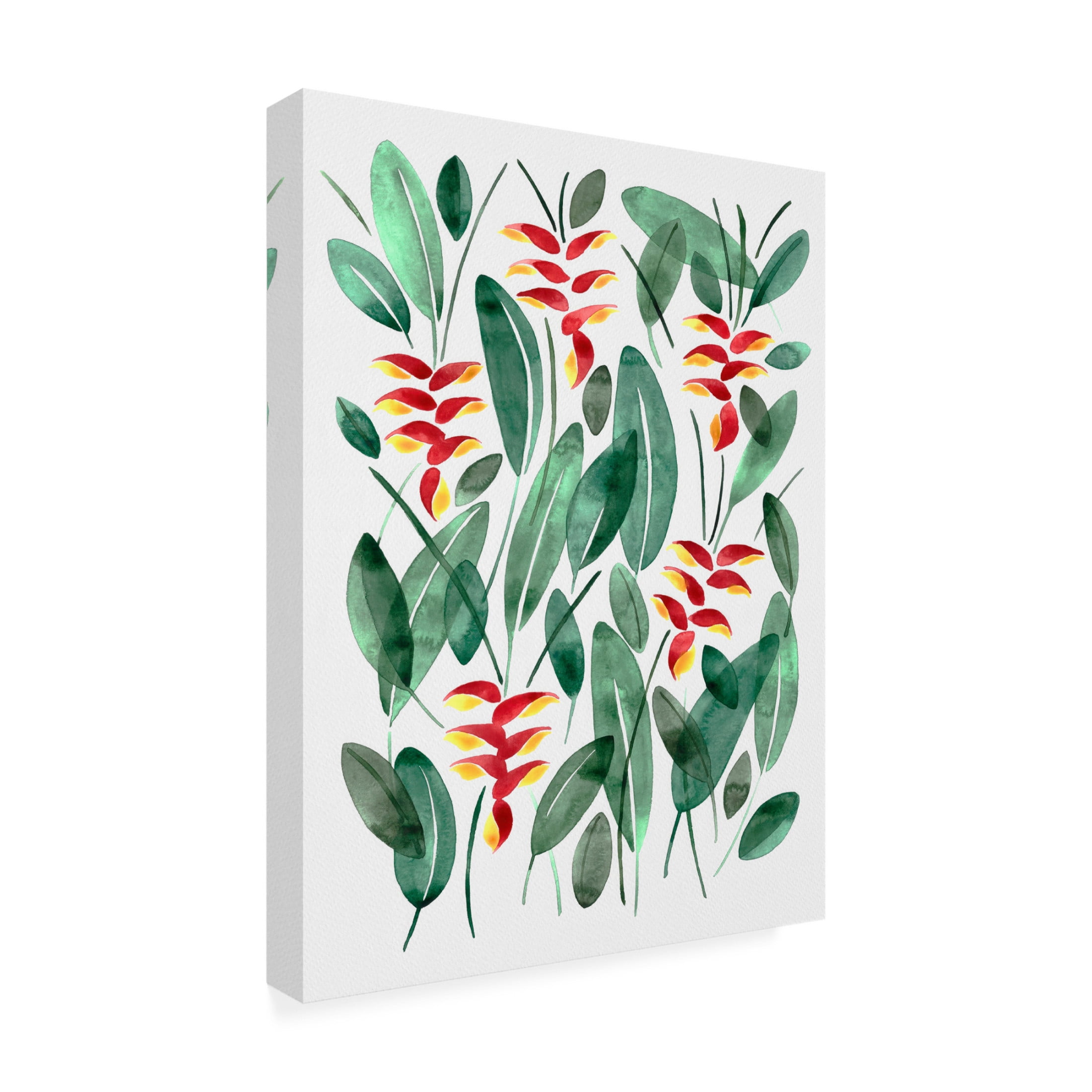 Canvas Wall Art - Cami Juncos 'Hanging Lobster Claw' Wall Art for Living Room, Bedroom, or Office Décor by Trademark Fine Art - 35 x 47 Inches