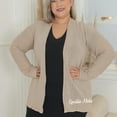 thumbnail image 2 of Chaqueta Kimono Trico Cardiga sin botones Fang Lisa de talla grande Deng Xun unisex, 2 of 2