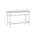 thumbnail image 2 of Pemberly Row Contemporary Engineered Wood Console Table in Glacier Oak, 2 of 15