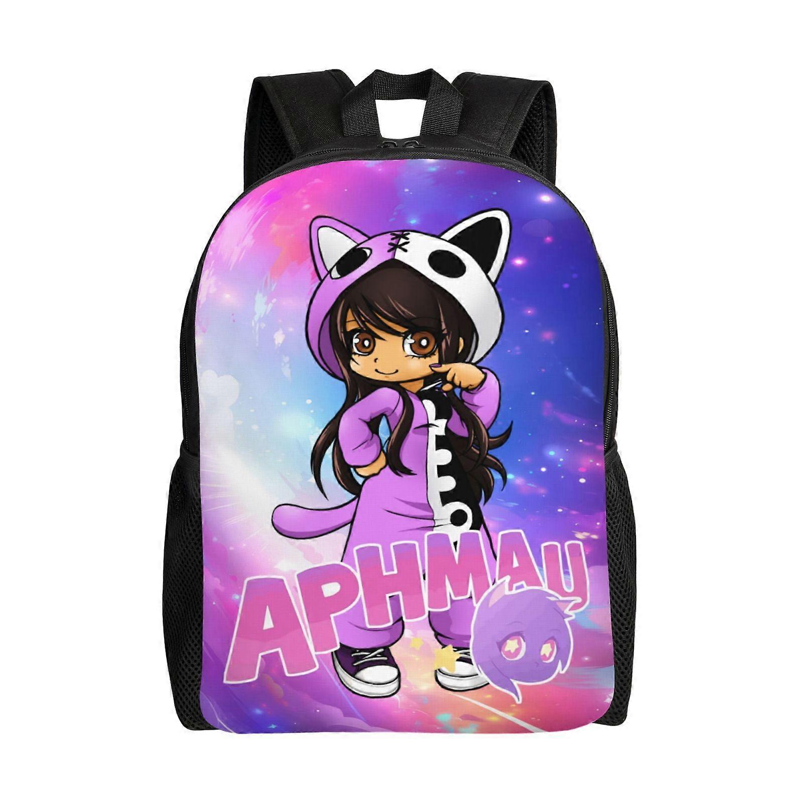 Aphmau Backpack Elementary Middle School Bookbag Large Capacity Aphmau Backpack Elementary Middle School Bookbag Large Capacity