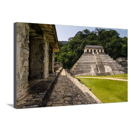 Mayan Ruins in Palenque, Chiapas, Mexico. it is One of the Best Preserved Sites, Which Contains Int Stretched Canvas Print Wall Art By
