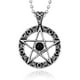 thumbnail image 2 of de material acero Inoxidable Pentáculo Pentagrama Estrella Colgante Collar Cadena Joyería Jinwen Pentáculo colgante, 2 of 3
