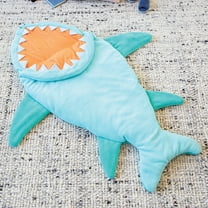 MindWare Oh So Fun! Shark Sleeping Bag for Kids, Ages 3 and Up