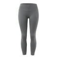 thumbnail image 5 of Sngxgn High Waisted Leggings for Women Full Length Women's Leggings(Grey,XXL), 5 of 9