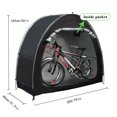 thumbnail image 3 of Bicycle Storage Shed Tent for 2-3 Bicycles PU4000 Silvery Plated Waterproof and Dustproof 210D Oxford Cloth Portable Folding Outdoor Bicycle Shelter Tote for Home Garden, 3 of 8