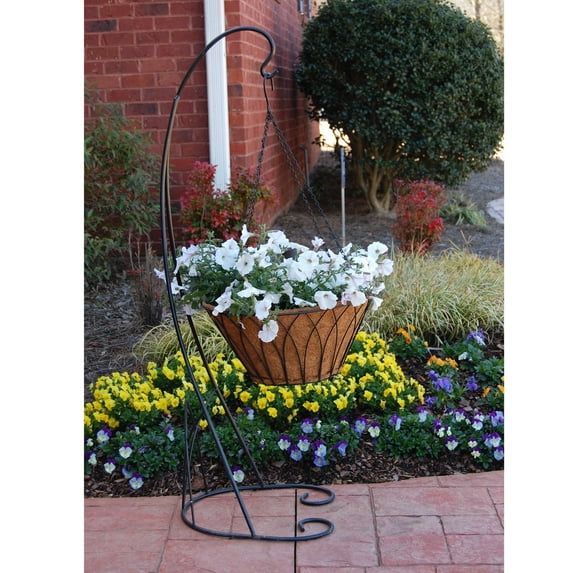Austram Black 18 x 56 in. Nelumbo/Lotus Plant Hanger