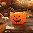 thumbnail image 3 of Halloween Decorations Pumpkin Candle Light Decoration Prop, Flameless Pumpkin Candle Decor for Halloween Parties, Festive Fall Decorations for Home, Easy to Place Anywhere, 3 of 7