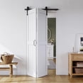 thumbnail image 2 of Easy4Home Bifold Barn Door 36"x84" Bi-Fold Sliding Closet Doors with Track and Hardware Kit Space Saving, 2 of 6