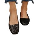 thumbnail image 3 of Sngxgn Women’s Flats Shoes Ballet Flats Dressy Comfortable(Black,38), 3 of 8