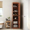 thumbnail image 4 of Palace Imports 100% Solid Wood 16.5" Bathroom Cabinet with Doors, Mocha, 4 of 5