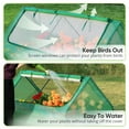 thumbnail image 6 of Quictent 6x3x1ft Galvanized Raised Garden Bed with Cover Metal Planter Box Kit, w/ 2 Large Screen Windows Mini Greenhouse for Outdoor Growing Vegetables (Green), 6 of 11