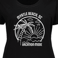 thumbnail image 4 of Inktastic Summer Vacation Mode Myrtle Beach South Carolina Women's Plus Size T-Shirt, 4 of 5
