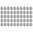 thumbnail image 5 of 50Pcs Hex Nuts A2?70 Stainless Steel Thread Nut Assortment Kit for Industrial MachineryM2, 5 of 5