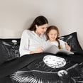 thumbnail image 4 of Erosebridal Motorcycle Full Size Comforter Sets,American Eagle Animals Bedding Sets For Bots Adults, Reversible 3 Pieces, 4 of 7