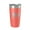 Coral, variant on Fluent in Sharkasm Tumbler Sarcasm Travel Mug Funny Gift Insulated Laser Engraved Coffee Cup 20 oz White