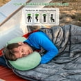 thumbnail image 4 of BreezCamp Portable Inflatable Pillow for Travel, Home & Daily Comfort | Ultralight Air Pillow for Hotels, Camping, Flights, Car Trips | Compact Neck Support, 4 of 7