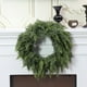 thumbnail image 5 of Simulated Pines Leaf Rattan Artificial Christmas Pines Needle Leaf Rattan Winter Mantel Tabletop Porch Decoration Holiday Wreath Green Christmas Wreath, 5 of 9
