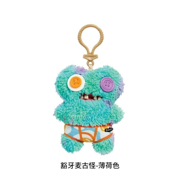 Fugg*ler Divertidos juguetes de peluche o llaveros de monstruos feos Kawaii Fuggler Conejos de peluche lindos...