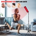 thumbnail image 2 of Red Light & Near Infrared LED Floor Lamp with Adjustable Stand, 660nm 850nm Home Light Panel with Remote Controller for Facial & Body Skincare., 2 of 10