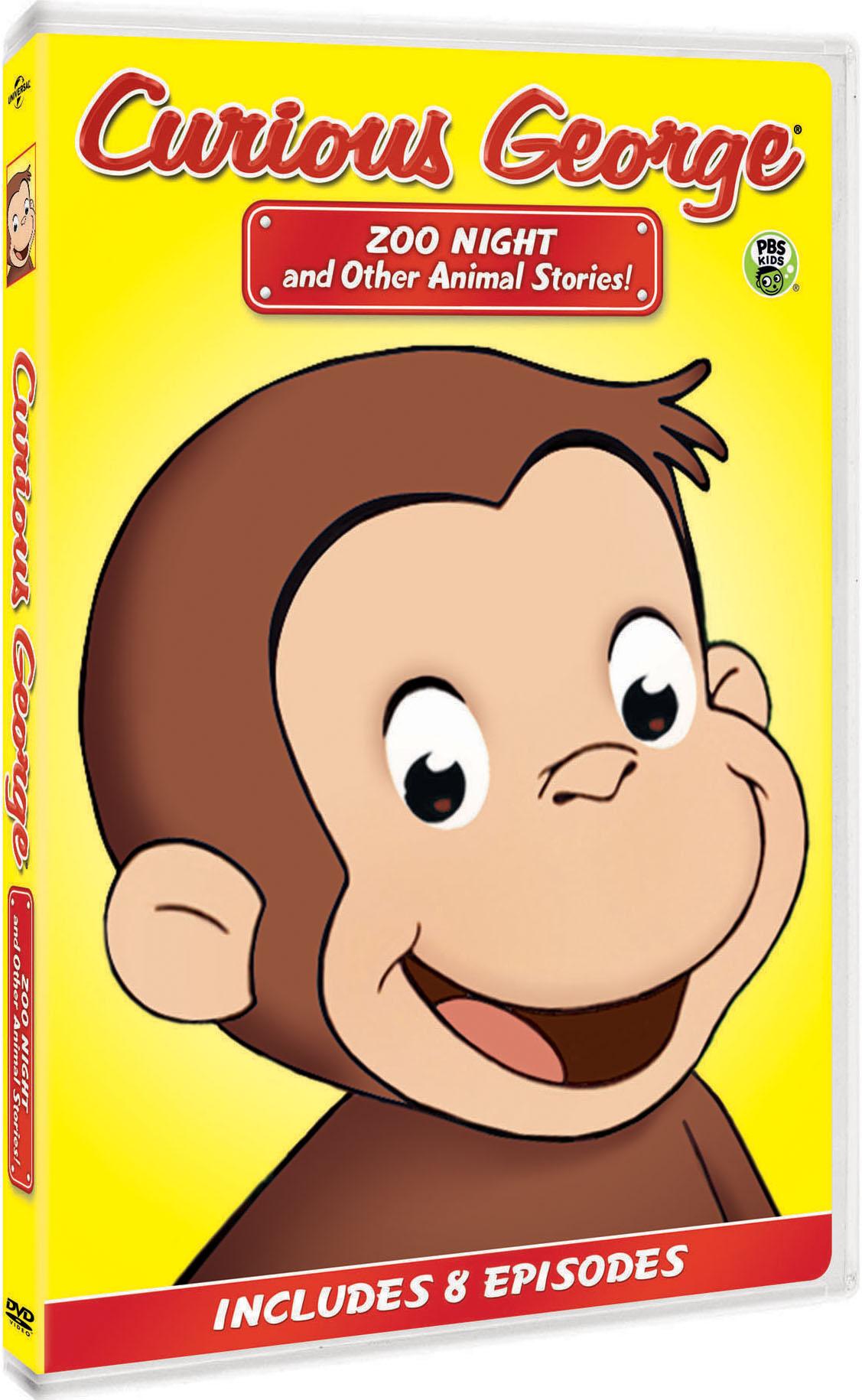 Curious George: Zoo Night and Other Animal Stories! (DVD), Universal Studios, Animation - image 2 of 2