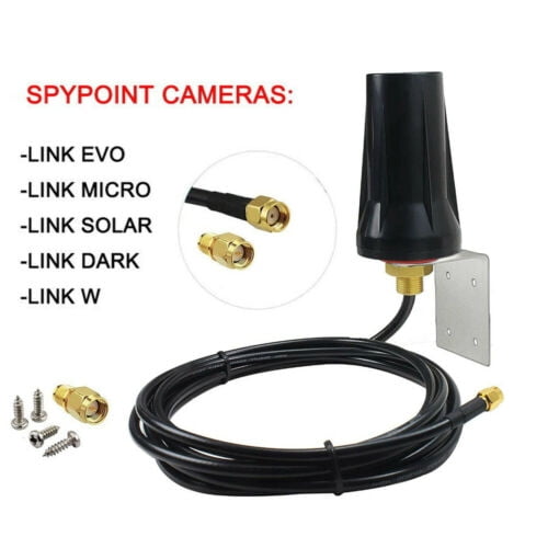 4G LTE Cellular Camera Antenna for SPYPOINT Link-EVO Micro Hunting Trail Camera 