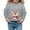 Grey, variant on Little Kid Print Girls Long Sleeve Crewneck Sweatshirt Casual Soft Pullover Top For Holiday Season Girl Zip up Youth Girl Hoodies Tops Hoodies for Girls Hoodie Sweater Toddler Size Medi Pink 5-6 Years