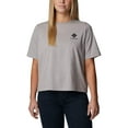 thumbnail image 5 of Columbia Women's North Cascades Relaxed Tee, Columbia Grey Heather/Framed Halftone Logo, Large, 5 of 9