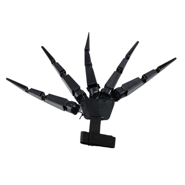Halloween Articulated Finger Extension, Flexible Scary Skeleton Hands Bone Claw Hand Glove, Cosplay Gloves Fit for All Finger Flexibly Spider Hand Claws Halloween Party Cosplay Costume