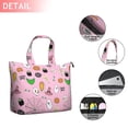 thumbnail image 2 of Pink Halloween Elements Pattern Travel Tote Bags for Women Carry On,Large Weekender Bags for Women Travel,Multi Functional Duffle Bag for Work,Shopping,Sports, 2 of 5