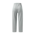 thumbnail image 4 of Pants for Women Casual Pants Women Grey Baggy Pants Lightweight Summer Pants Women Wide Legged Pants with Pockets Women Summer Outfits, 4 of 4