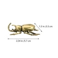 thumbnail image 3 of Miangastore Exquisite Copper Beetle Desktop Decor Creative Copper Craft Beetle Ornament, 3 of 8