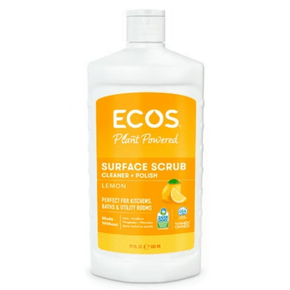 ECOS Cream Cleanser Heavy Duty Scrub Lemon - 17 fl oz