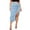 Blue, variant on vigerkar Women Plus Asymmetrical Side Split High Waist Mini Skirt Satin Skirt Green, XL