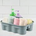 thumbnail image 7 of Ionoloy Plastic Cleaning Caddy with Handle, 4 Pack Gray Storage Caddy, 7 of 7