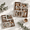 Distressed White+Rustic Brown-4x6 in, variant on 4x6 in Distressed White+Rustic Brown Collage Picture Frame