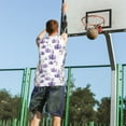 thumbnail image 5 of Sikiie Orchids Flowers Basketball Jersey Reversible Men's Mesh Athletic Sports Shirts Training Practice S-4XLSmall, 5 of 6