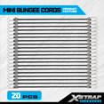 thumbnail image 3 of Minicuerdas elásticas XSTRAP STANDARD, 25 cm, 20 unidades, color negro, 3 of 7