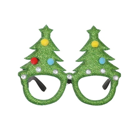 Christmas Party Glasses Santa Snowman Adult Kids Xmas Gifts Fancy Dress