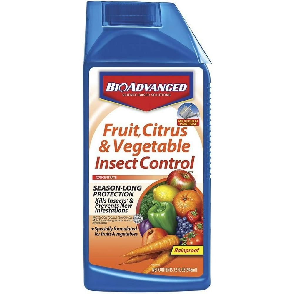 BioAdvanced 701520A Fruit, Citrus & Vegetable Insect Control for Edible Gardening Concentrate