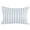 Azure Blue, variant on Orange Stripes Throw Pillow Cover 12 x 20 Inch Decorative Pillow Cover Minimalist Vertical Lines Vintage Lumbar Pillowcase Seasonal Rectangle Cushion Case for Couch Sofa Bed Living Room