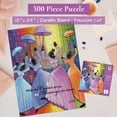 thumbnail image 2 of African American Expressions – 500-Piece Jigsaw Puzzle – Inspirational Black Art, Best for Relaxation and Reflection (Praises Go Up), 2 of 5