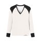 thumbnail image 4 of mfyjkho Tops Elegantes Para Mujer, Camiseta Holgada Informal De Manga Larga Con Cuello En V Y Estampado De Moda Para Mujer Tops Para Salir Para Mujer S, 4 of 6