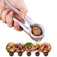 thumbnail image 1 of Quick Nut Cracker- Pecan, Walnuts, Hazelnut Nutcracker Aluminum Alloy Sheller Nut Opener Kitchen Plier With Non-Slip Handle, 1 of 7