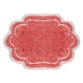 thumbnail image 2 of Home Weavers Allure Collection Bathroom Rug 100% Cotton Tufted Bathroom Rug, Soft and Absorbent Bath Rugs, Non-Slip Bath Rug, Machine Wash Dry Bath Mats for Bathroom Floor- 17"x24" Bath Rug, Coral, 2 of 9