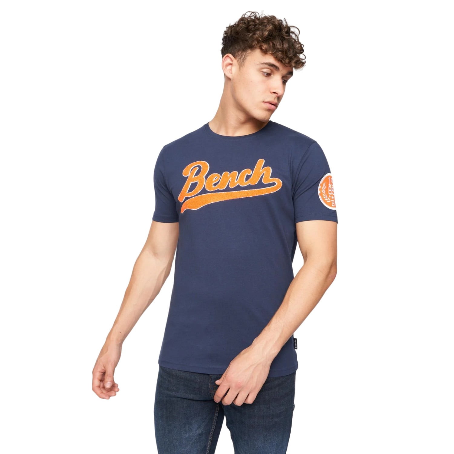 Bench Mens Enam Logo T Shirt