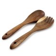 thumbnail image 4 of Elama 6 Piece Acacia Wood Kitchen Utensil Set in Dark Brown, 4 of 4