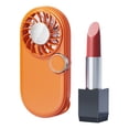 thumbnail image 2 of AuroraX Orange Portable Pocket Fan Rechargeable Mini Handheld Fan Rechargeable Lightweight Quiet Battery Operated Fans for Wedding Guests, 2 of 6